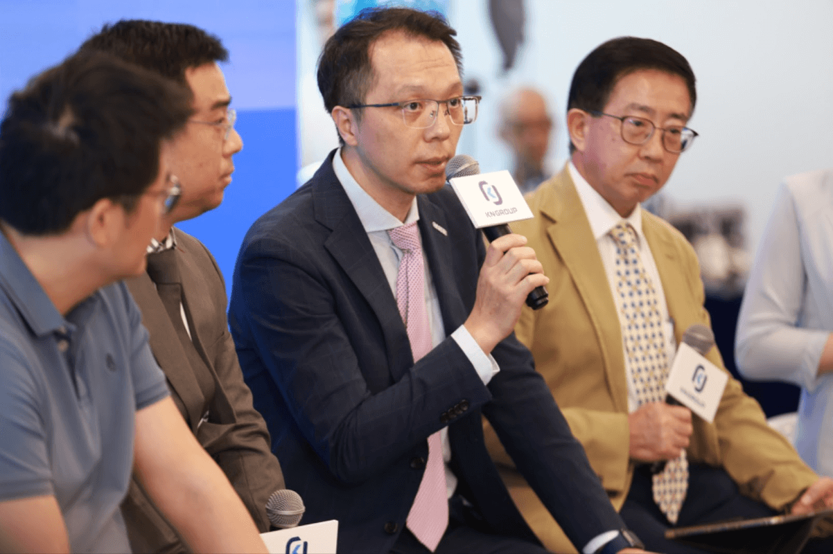 Bryan Peng, Executive Director of Office for Attracting Strategic Enterprises, Hong Kong spoke in the "Empowering Regional Growth" Hong Kong - ASEAN AI Collaboration Seminar